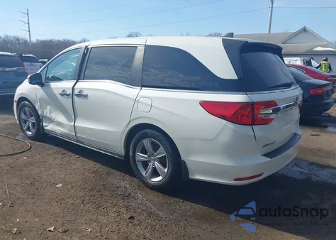2019 Honda Odyssey Ex-L z USA, uszkodzony, nr VIN 5FNRL6H77KB030085